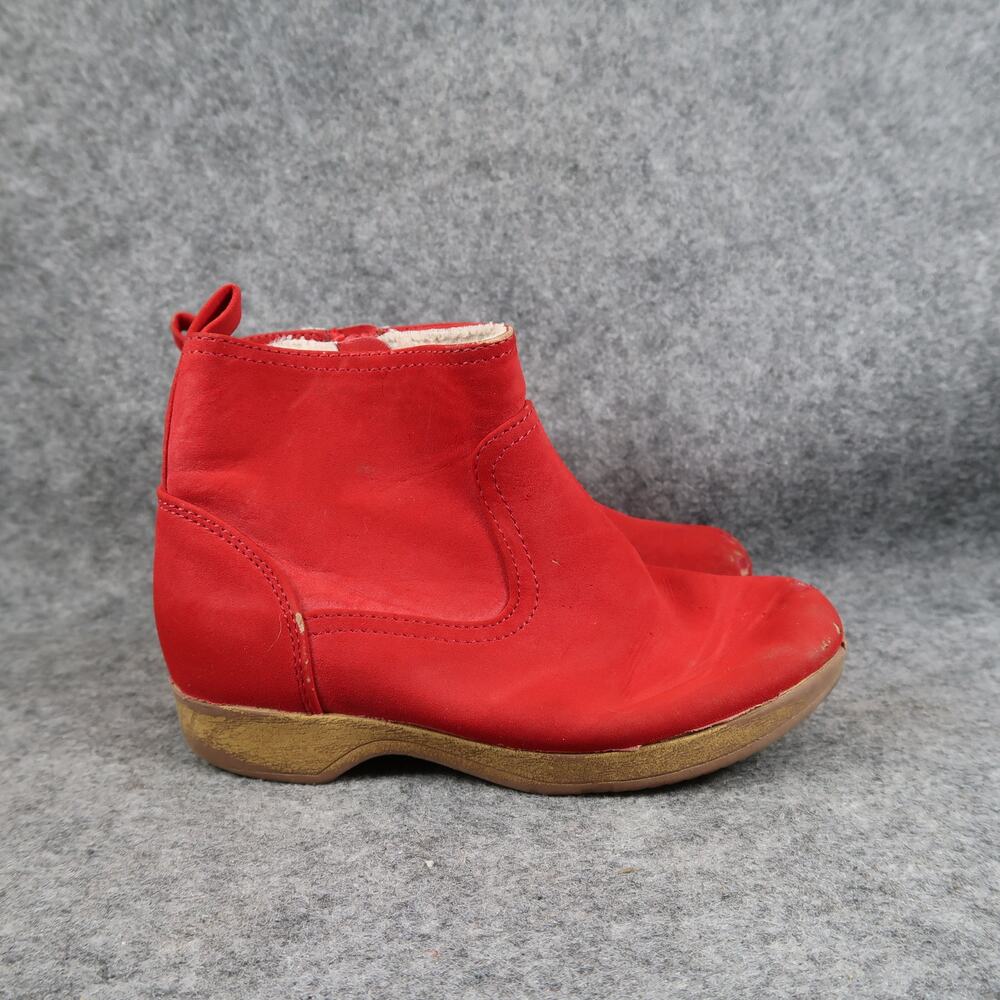 Cat & Jack Shoes Kids Toddler 10 Boots Red Zip Casual Comfort Winter Play Bootie